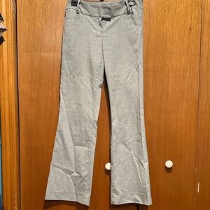The Limited Gray Herringbone Trousers